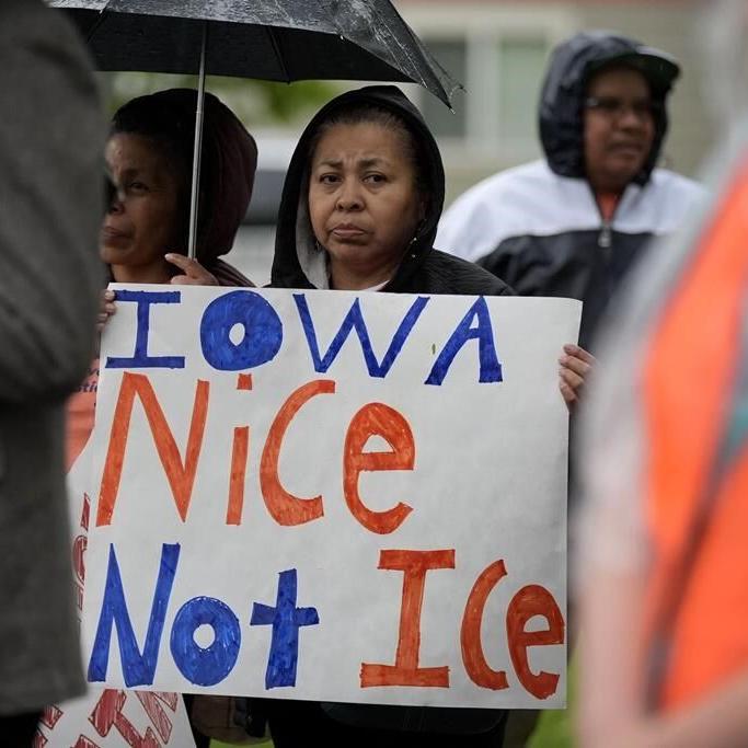 Iowa law lets police arrest migrants. The federal government and civil rights groups are suing